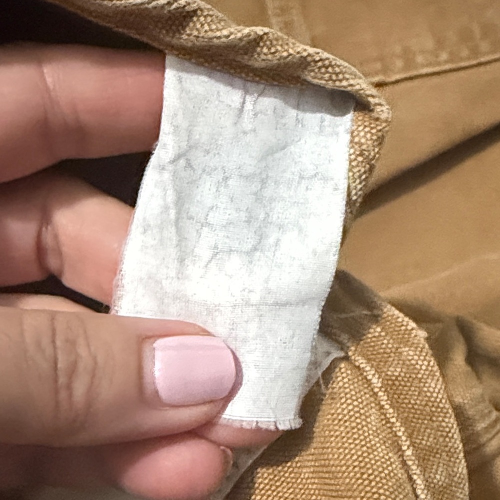 Carhartt Tan Work Overalls coveralls - Picture 6 of 12